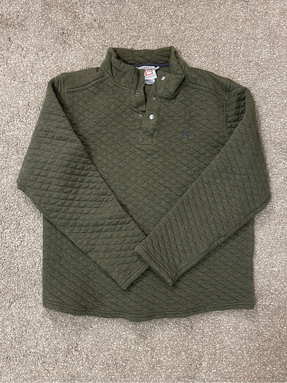 Men’s Quilted Avalanche Quarter Zip Pullover